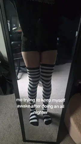 phasmophobia is addicting alright (especially insanity) . tags ; #fyp #trend #altgirl #gothgirl #thighhighs 