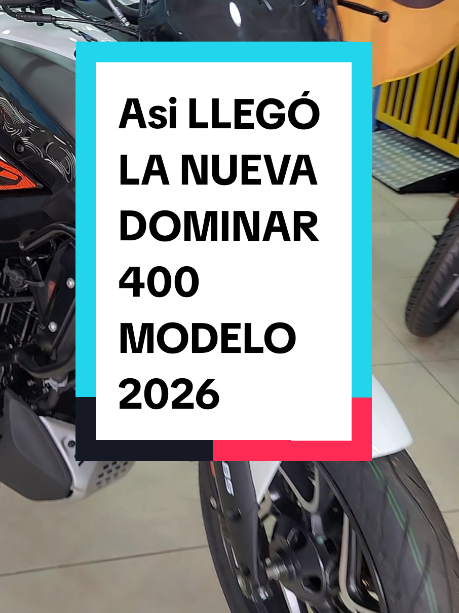 asi llegó la Nueva Dominar 400 modelo 2026 #dominar400 