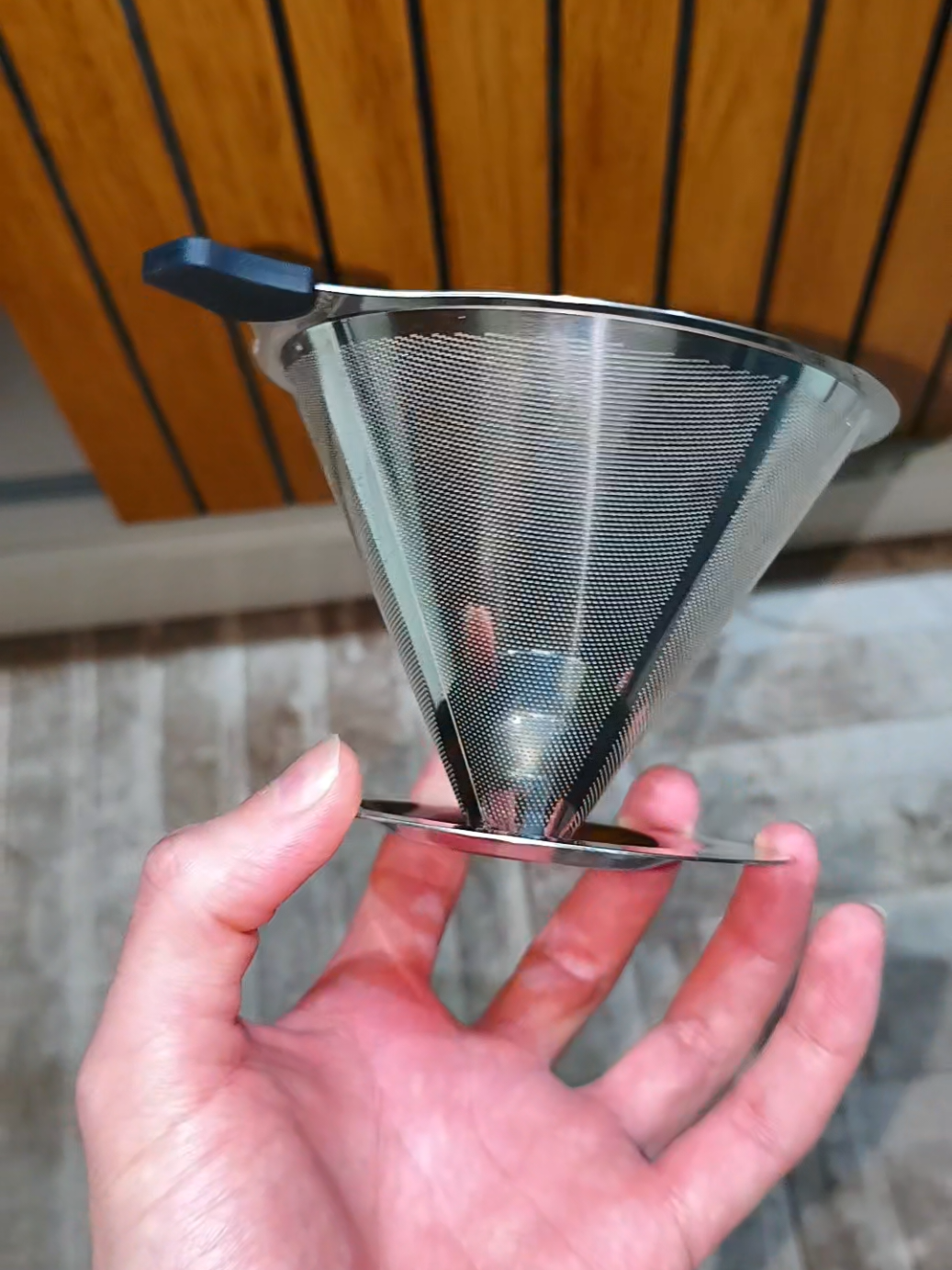 Esse coador de café inox foi a minha melhor compra no Tik Tok shop 🥰😍 #tiktokshop #coadorinox #inox #cuador #cafe 