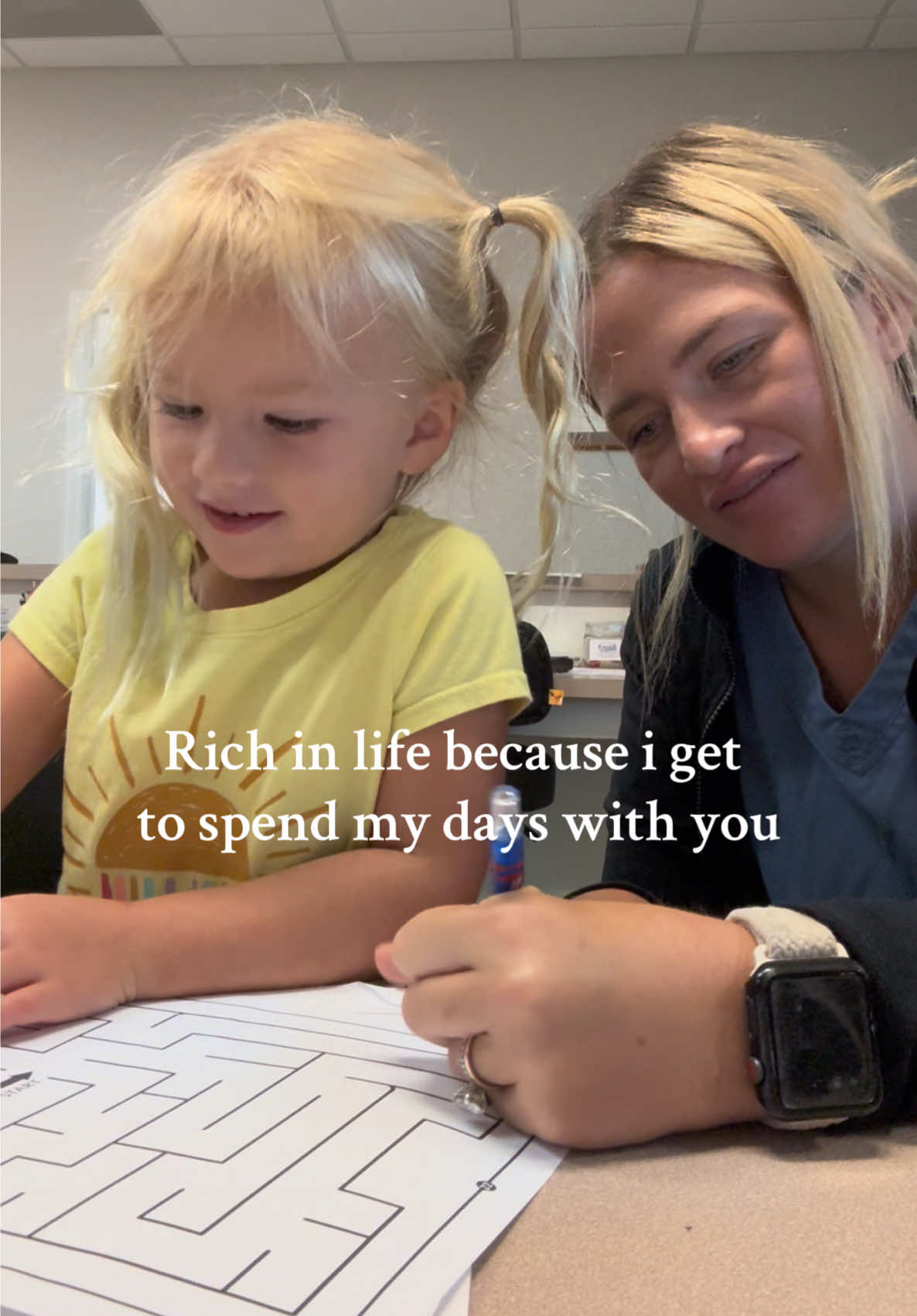 Grateful to work with my bestie #workmom #momlife #fyp #medicalmom #foryou 