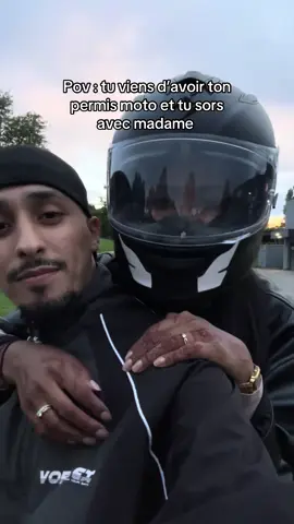 Balade moto en couple incroyable #pourtoi #couple #moto 