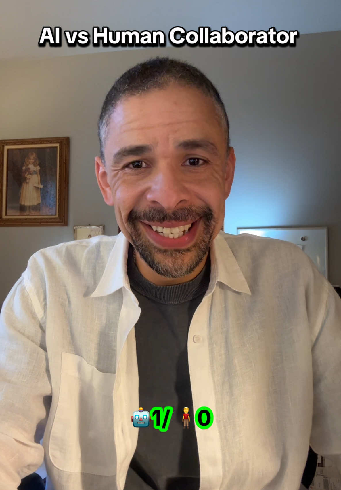 🤖1 vs 🧍‍♂️0 My boy Chat is quite the gent.  Sneaky 🕶️ don’t count.  #pe360 #ai #toxicworkplace #careeradvice 