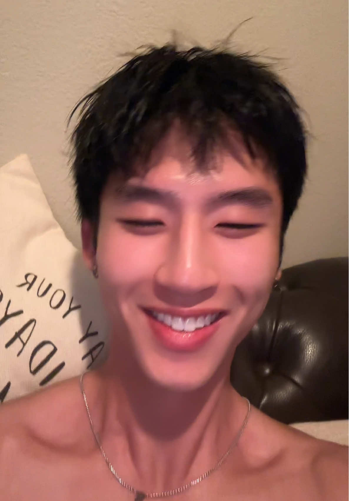tipsy, just got out the shower, got work in 4 hours #fyp #foryou #korean #asian  