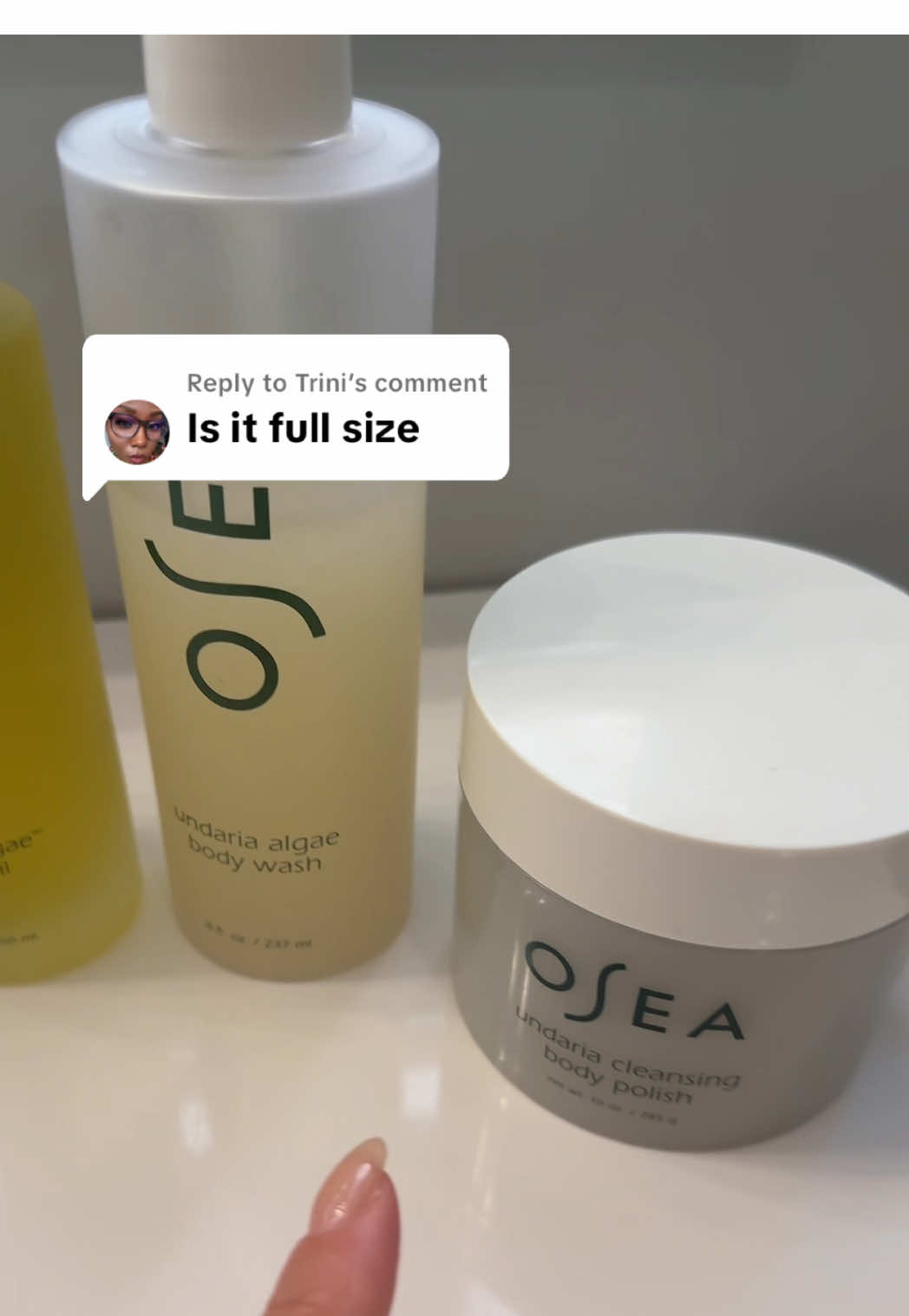 Replying to @Trini The OSEA Undaria Body Collection is the ultimate self-care set — full-size body polish, oil, lotion & wash (a $228 value!) plus a free gift and free shipping for a limited time. @OSEA Malibu  #osea #bodycare #oseaskincare #cleanbeauty #tiktokshopcreatorpicks 