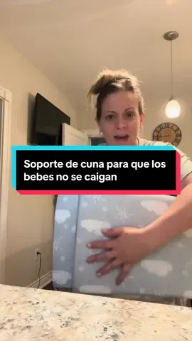 Evita eficazmente que los bebes se caigan de la Cuna con este soporte para la Cuna alrededor.                          #cuna #cribs #babycrib #chispalatin #crib  
