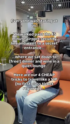 Here are 4 smart shortcuts that feel VIP - without the ridiculous price tags 👇 ✅ Fast track security Some airports sell fast track access for around $20–30. Buy it in advance, skip the longest lines, and start your trip relaxed instead of stressed. It’s one of the cheapest ways to feel like a VIP. ✅ Priority Pass lounges Instead of wasting $30 on bad airport food and fighting for a chair at the gate, we use lounge access to eat, drink, and relax for free. After just a couple of visits, it pays for itself. I’ve had full meals, showers, and quiet work time in lounges while everyone else stood shoulder to shoulder at the boarding gate. ✅ Global Entry or TSA PreCheck (U.S. travelers) These aren’t flashy, but they’re the real deal. TSA PreCheck lets you breeze through security )without stripping or unpacking). Global Entry speeds up immigration when you’re flying back into the U.S. - I’ve gone from plane to taxi in under 10 minutes while everyone else stood in an hour-long line. It costs $120 for 5 years, and many travel credit cards will cover the fee completely. ✅ Airline status perks The best “VIP” service is the one you don’t pay for at the airport. Priority boarding, free bags, lounge access, better seats - all included if you stick with one airline (or alliance) enough to earn status. We once got into a partner lounge in Istanbul thanks to alliance status - a quiet meal and showers instead of 6 hours sitting at the gate. 💡 If you only fly once a year, chasing status isn’t worth it. But if you’re flying a couple of times a year, it’s worth looking into to see if it fits how you travel. For some people it pays off, for others it doesn’t - the key is knowing where you fall. 🧳 Want to know exactly what we pack after 7 years of full-time travel - including the credit card that gets us 2 of these perks free (Priority Pass and Global Entry)? Comment GUIDE and we’ll send you our free packing guide with all of the info! 👉Follow @readyjetroam and travel better, smarter, cheaper. 🌍 @readyjetroam ✈️ @readyjetroam 📸 @readyjetroam