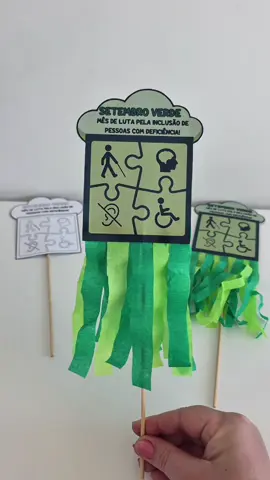 💚Palitoche setembro verde 💰5,00 o valor do arquivo  #educaçãoinfantil #setembroverde  #EducaçãoComAmor #educação 