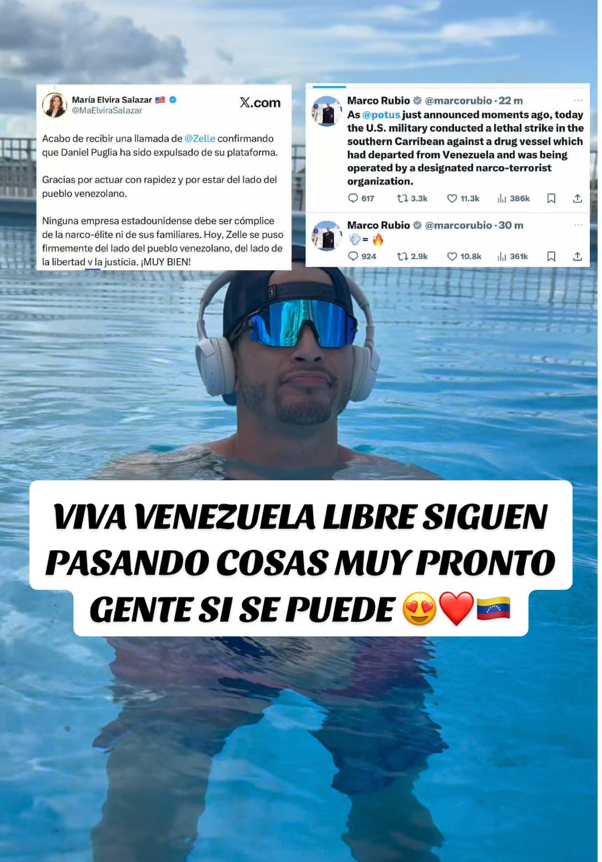 Viva Venezuela libre siguen pasando cosas muy pronto gente si se puede 😍❤️🇻🇪 #elflacowillnoticias #parati #venezuelalibre #estadosunidos 