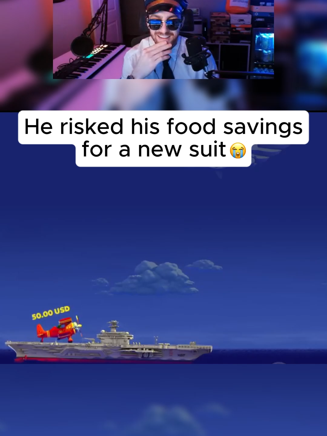 He needs a new suit for the wedding #aviamasters #planegame #kickstreaming #streamer