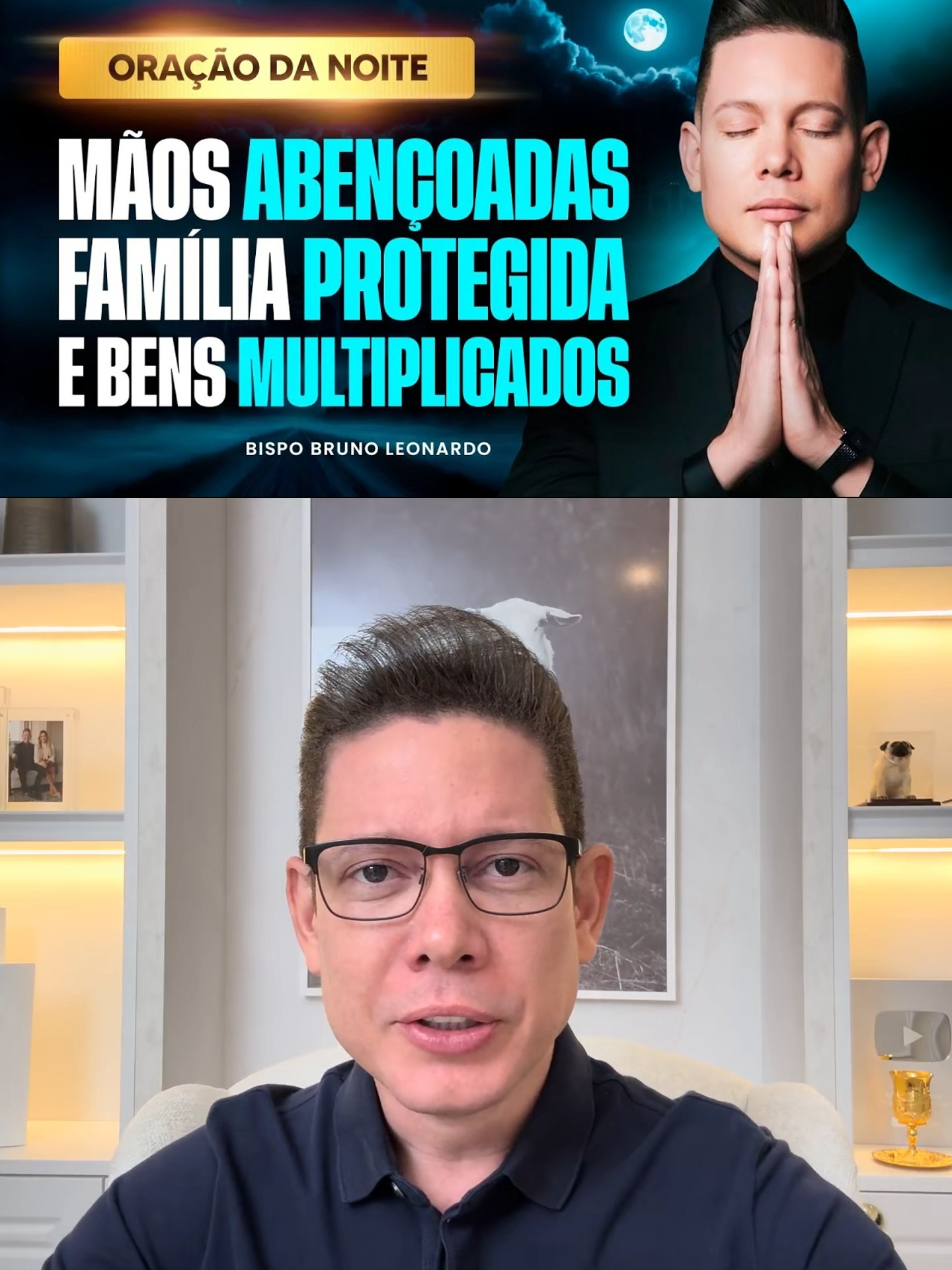 ORAÇÃO DA NOITE 02 DE SETEMBRO ORAÇÃO COM BISPO BRUNO LEONARDO #bispobrunoleonardo #oração