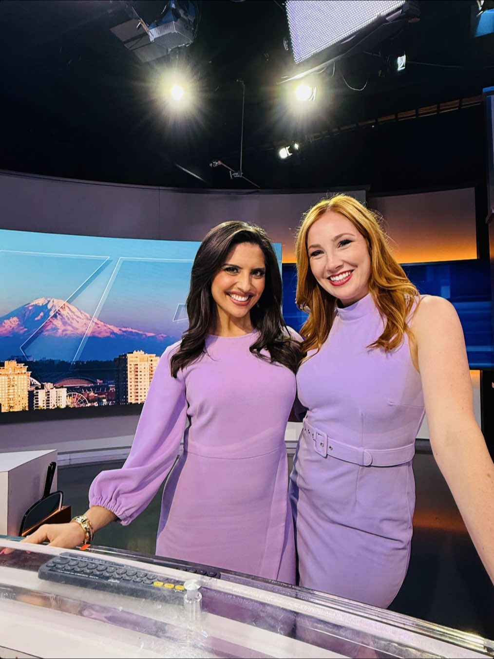 Seattle said: Swiftie skies only. 💁🏼‍♀️💜🌫️ #swiftie #taylorswift #seattle #skyline #lavenderhaze #fyp #foryou @Leah Pezzetti @KING 5 Seattle 