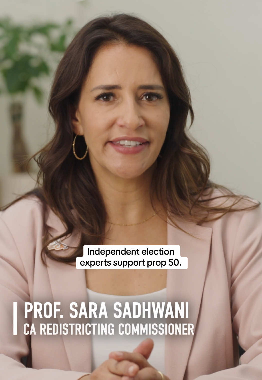 Trump’s attempts to rig the midterms are an emergency for our democracy. Sara is a member of California’s independent redistricting commission. She believes in fair lines. She’s opposed to gerrymandering. And she understands why California has to push back. There’s simply too much on the line. 