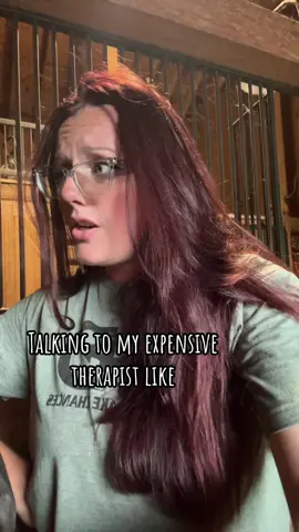 This therapist better start working for their money 🤣🤣 #thatsweetcanchaser #fypシ #barrelracer #ohio #therapist 