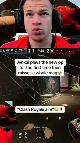 Jynxzi back on r6 || Jynxzi reacts to the new siege operator #jynxzi #rainbowsixsiege #siege #clashroyale #jynxziclips 