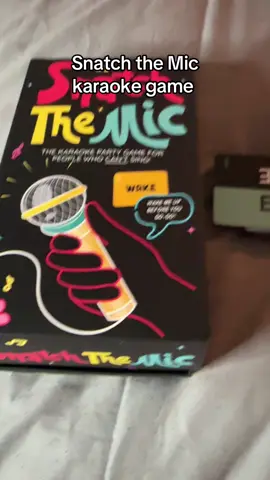 #snatchthemic #karaoke #karaokegame #GameNight #singinggames 