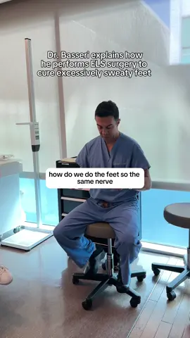 If you’ve been curious about how Dr. Basseri performs ELS surgery to cure excessively sweaty feet—this video is for you! This minimally invasive procedure provides a permanent solution for plantar hyperhidrosis, helping patients finally live sweat-free. 📞 Call us at 310.557.3037 today or fill out the consultation form linked in our bio to schedule your free phone consultation with Dr. Basseri. #hyperhidrosis #sweat #hyperhidrosis 