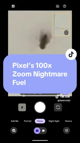 The Pixel’s 100x zoom can be nightmare fuel… #google #pixel #photography #Tech #apple 