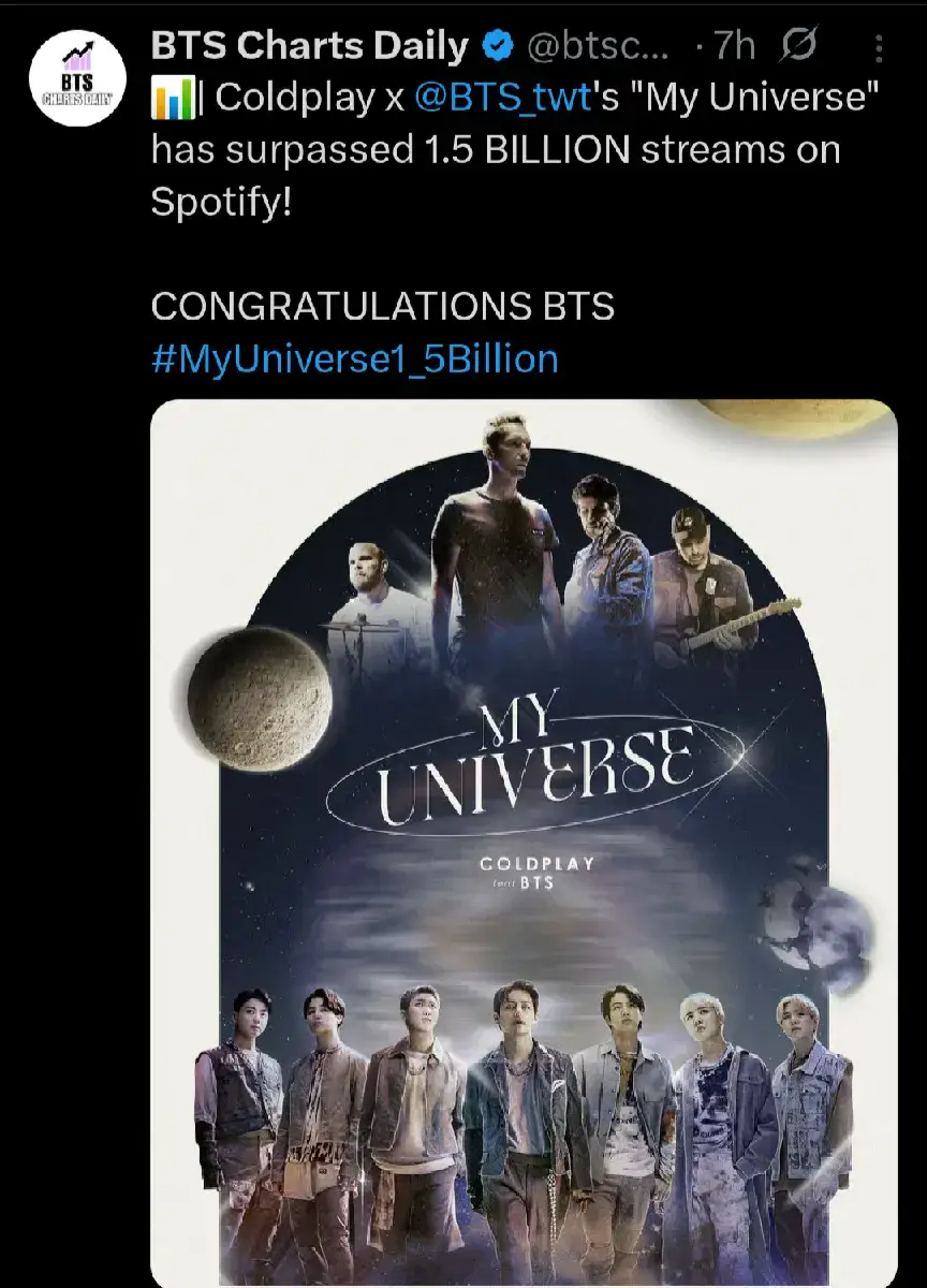 #btsxarmy #bts_official_bighit #bts #MyUniverse1_5Billion  crdtby: 