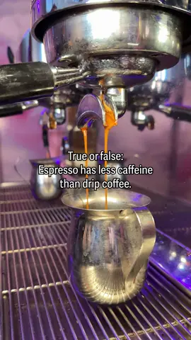 True or False: Espresso has less caffeine than drip coffee? Surprise, espresso might taste stronger, but ounce for ounce, drip coffee usually packs more caffeine. Espresso just hits faster because it’s concentrated. #27ClubCoffee #ClevelandCoffee #CLECoffee #CoffeeFacts #DripCoffee #CaffeineFix #ClevelandVibes #CLEEats #ClevelandScene #CaffeineFacts