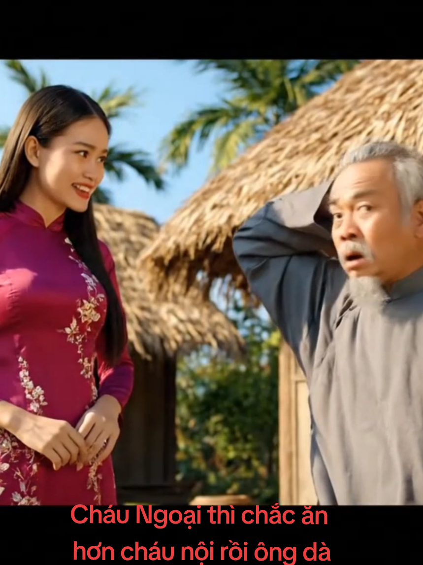 Cháu ngoại chắc chắn của mình ông dà đừng có lo #xuhuong #giaitri #haiai #videohaihuoc #cobau 