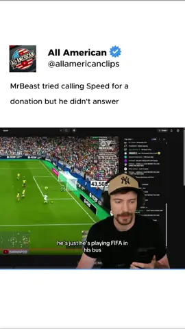 #mrbeast tried to call #ishowspeed and he snubbed him 😳 #teamwater #streamers #fypppppppppppppp 