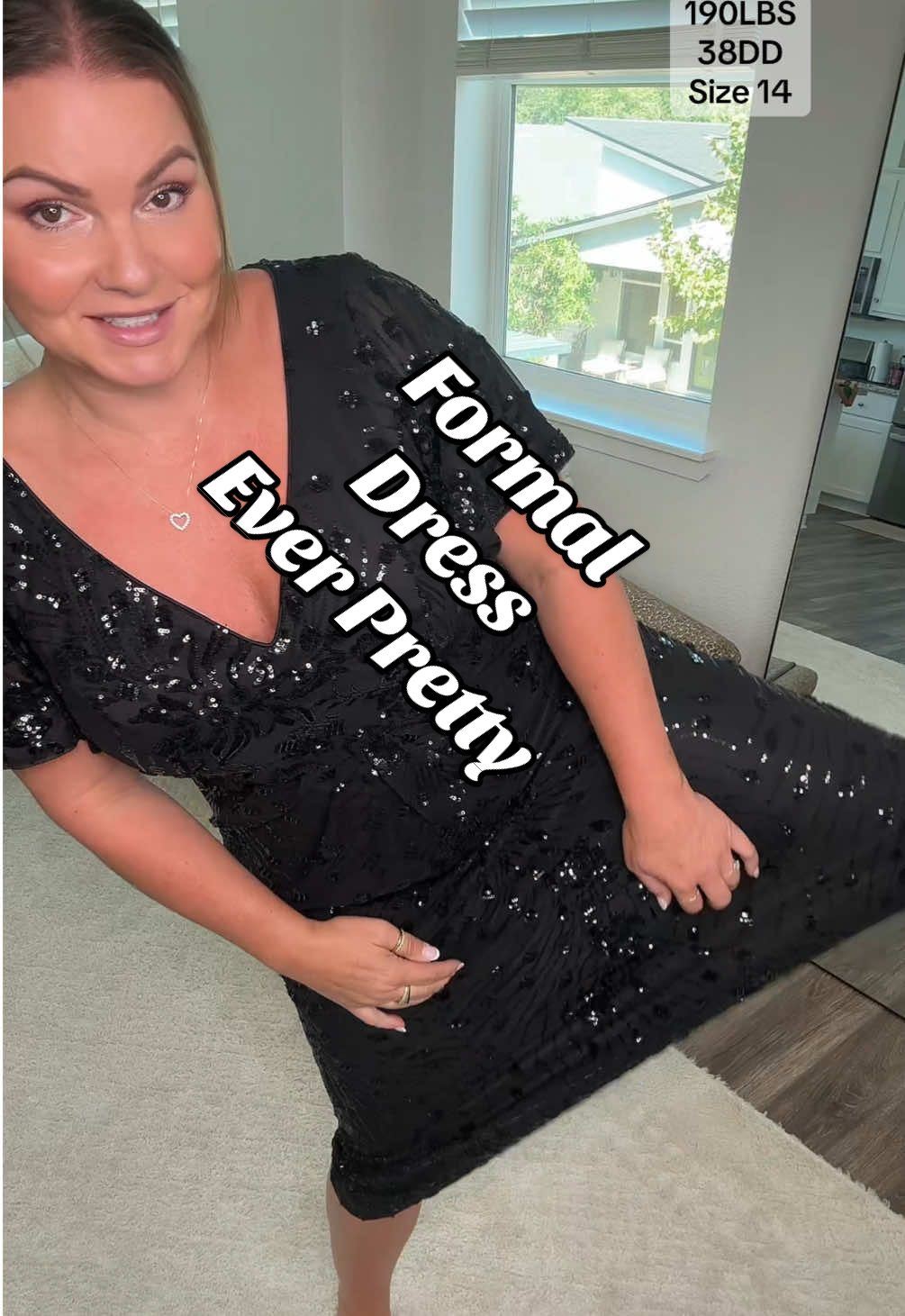 Formal Midi Dress! #thicknstrong #midi #formaldress #eveninggown #tiktokshopcreatorpicks 