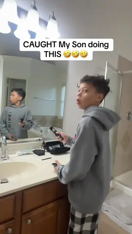 CAUGHT my SON doing THIS 🤣🤣🤣