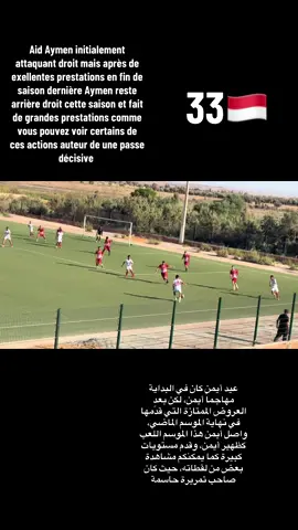 عيد أيمن كان في البداية مهاجماً أيمن، لكن بعد العروض الممتازة التي قدّمها في نهاية الموسم الماضي، واصل أيمن هذا الموسم اللعب كظهير أيمن، وقدم مستويات كبيرة كما يمكنكم مشاهدة بعض من لقطاته، حيث كان صاحب تمريرة حاسمة