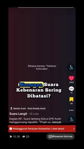 Konten ini bukan ajakan keburukan. Suara Langit hanya menyuarakan data, kenyataan, dan fakta. Kebenaran memang sering dibenci, tapi suara ini hadir untuk menyadarkan, bukan membenci. #SuaraLangit #Kebenaran #Keadilan #SuaraRakyat #fyp 