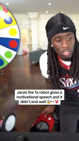 Jarvis the 1x robot gives a motivational speech and it didn’t end well 😱👀❤️‍🩹 #kaicenat #mafiathon3 #1xrobot #fypシ 