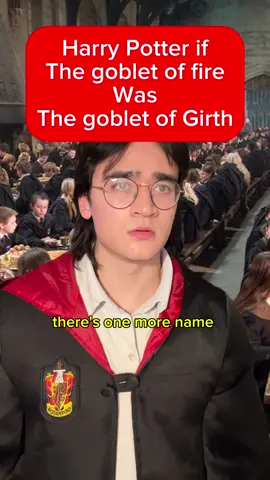 Harry Potter if the goblet of fire was the goblet of girth #harrypotter #fyp #funny 