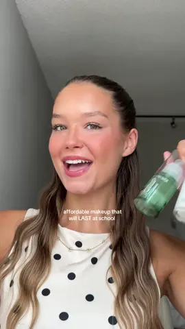 i got you girlies!! drugstore makeup to last through the school air 👀🏫💄✨  #affordablemakeup #drugstoremakeup #schoolmakeup #simplemakeup #grwmmakeup  @loréal paris usa @mcobeauty us @Jason Wu Beauty @essence.cosmetics @Maybelline NY 