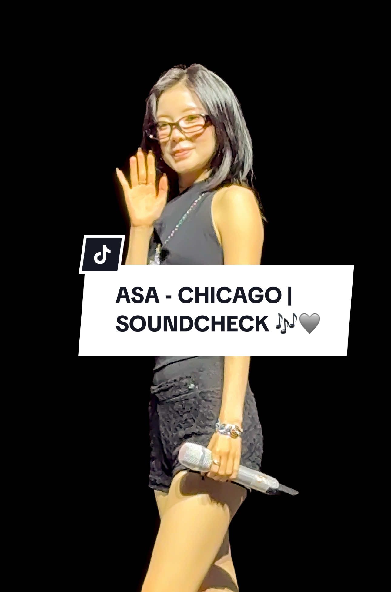 #asa stunned the crowd at #babymonster s stop in Chicago during their soundcheck! 🎶❤️💫 #asababymonster #kpopfyp #yg 