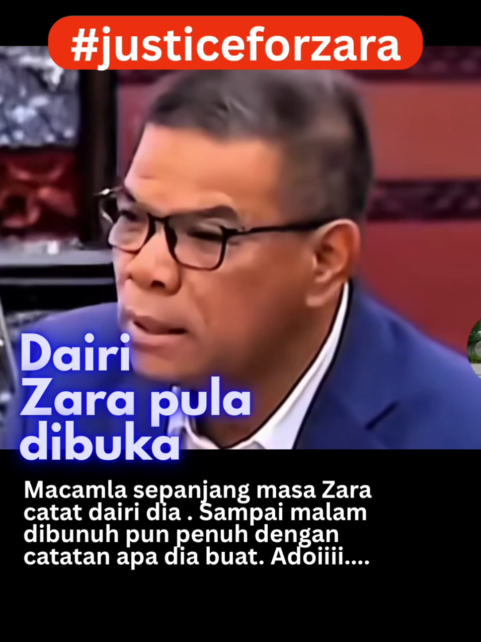 DOAKAN GAIS, KEADILAN UNTUK KELUARGA ZARA. Kalau B40 terlibat, takkan sampai begini jadinya  #justiceforzara #videoviral 