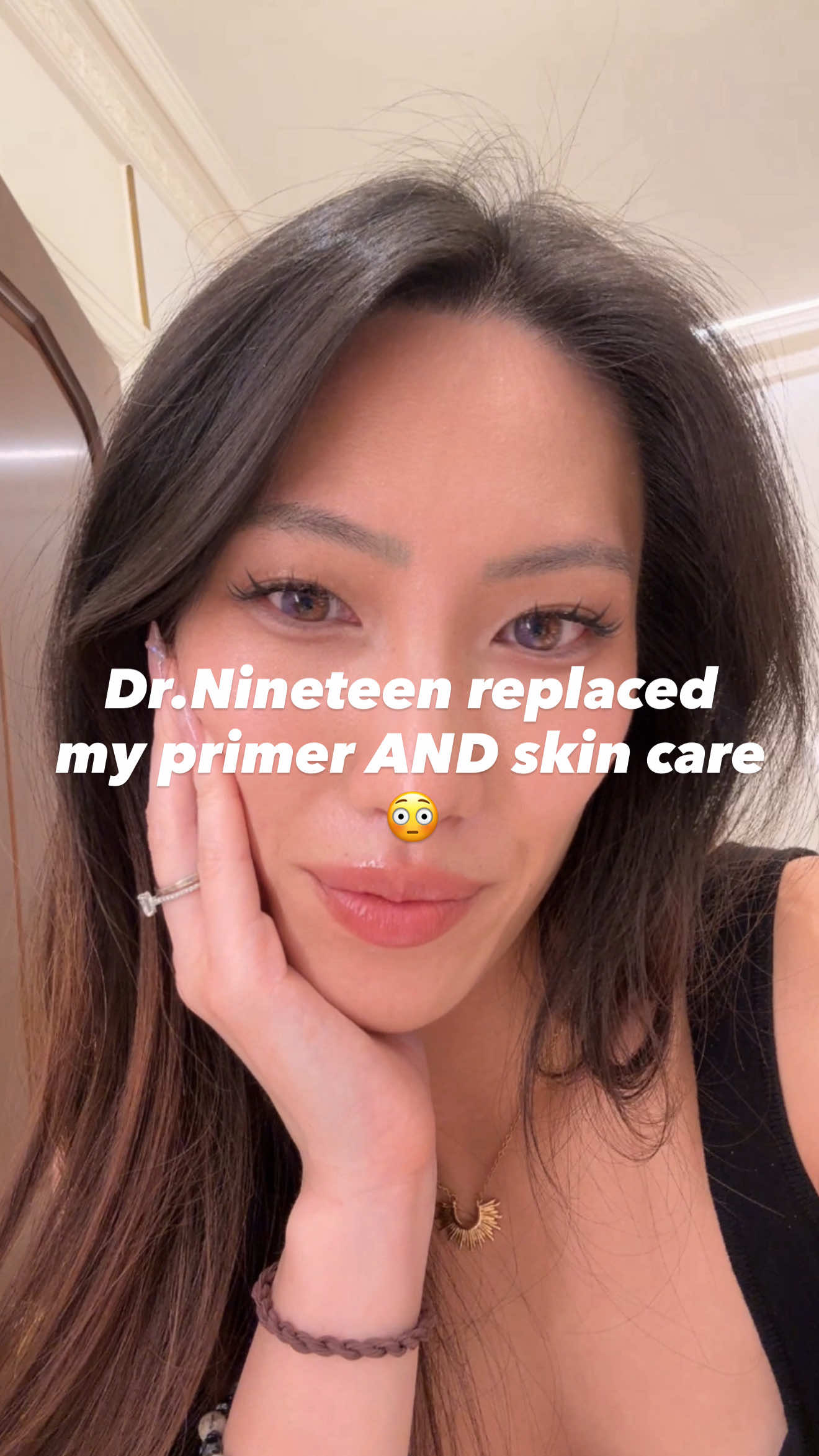 This one ampoule replaced my primer and my skin care 🙃@dr.nineteen_official 
