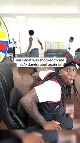 Kai Cenat was shocked to see his Jarvis 1x bot from Mafiathon 2 😂 #kaicenat @Kai Cenat 