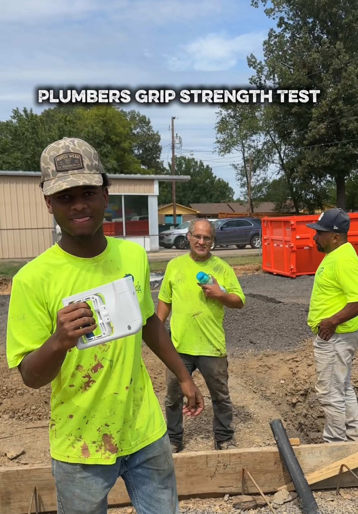 Who’s going to take my money? #gripstength #bluecollar #jobsite #construction #plumber 