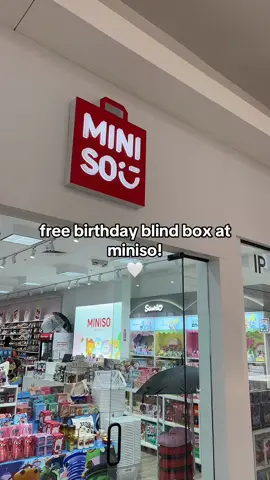 birthday blind boxes! FOR FREE? 🤭🤍 @MINISO United States  #myminisousa #minisoambassador  