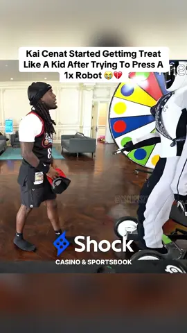 Kai Cenat Started Gettimg Treat Like A Kid After Trying To Press A 1x Robot 😭💔 #kaicenat #mafiathon3 #fyp 