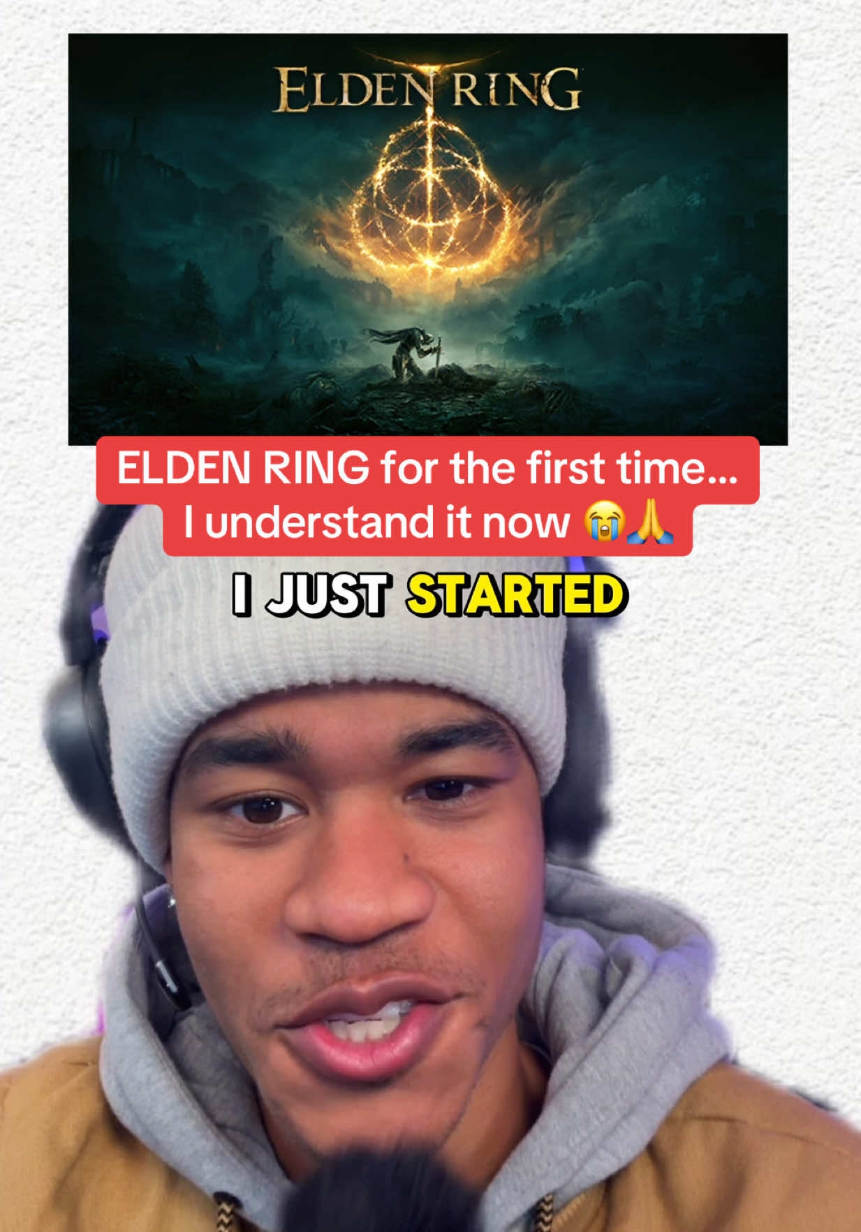 First time playing Elden Ring…I finally get it 😭🙏 #eldenring #gaming #eldenringhype #fromsoftware #gamers 