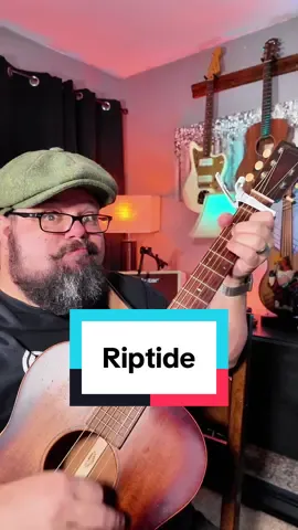 Riptide Guitar Tutorial! #GuitarTok #GuitarTutorial #FYP #guitar #Guitarlesson 