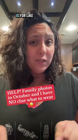 Okay friends, and the 5 followers who will see this video..I need HELP 😅 We’ve got fall family photos coming up, and I have no idea what to wear that’ll actually look good on me. I basically live in leggings + pajamas, so fashion is not my thing. What’s flattering for family photos in October? Long dress? Jeans + sweater? Help a mama out! 🍂📸 #FamilyPhotos #MomLife #OOTDHelp #FallOutfits   #FashionAdvice 