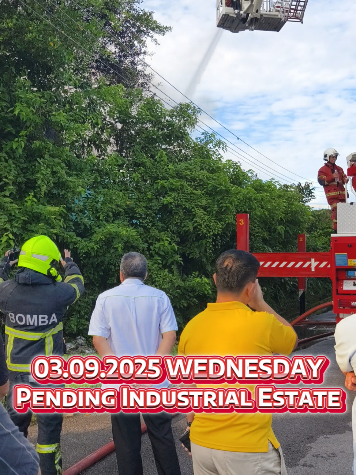 03.09.2025 WEDNESDAY, Fire incident @ Pending Industrial Estate