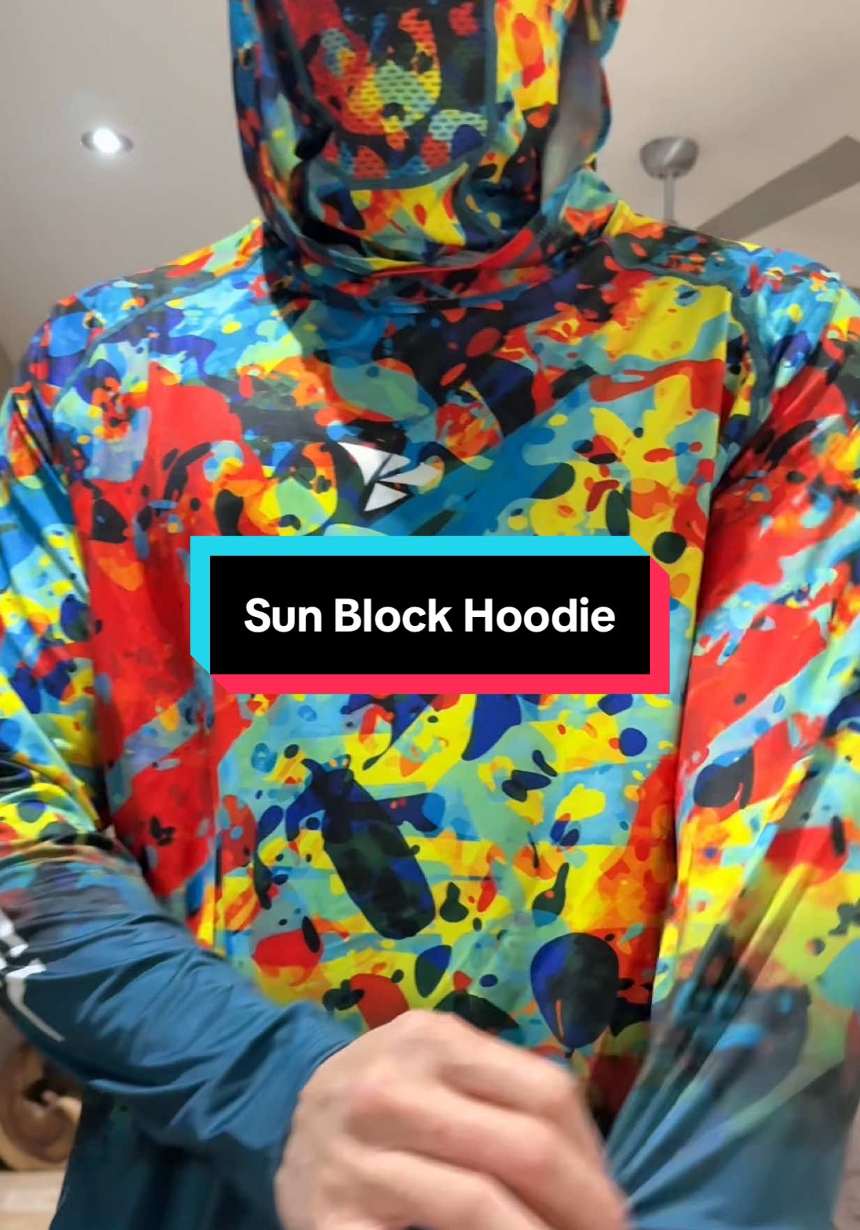 Stay cool and protected from the sun with this moisture wicking hoodie.  #sunprotection #staycool #uvprotection #sunscreen #tiktokshop
