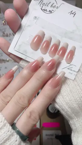 Bộ Nailbox màu thạch form vuông dài đủ size #nailbox #nailboxgiare #nailart #xuhuong #viral 