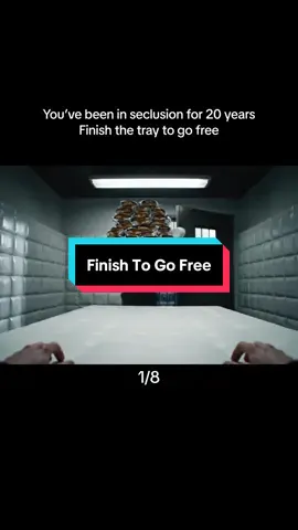 Finish To Go Free - which are you choosing? #aiart #oddlysatisfyingvideo #foodasmr #thisorthat prison escape death row #chooseone 