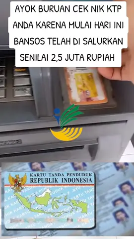 AYOK BURUAN CEK NIK KTP ANDA KARENA MULAI HARI INI BANSOS TELAH DI SALURKAN SENILAI 2,5 JUTA RUPIAH #bansostunai #bansos #bsu #ktp #fypage 