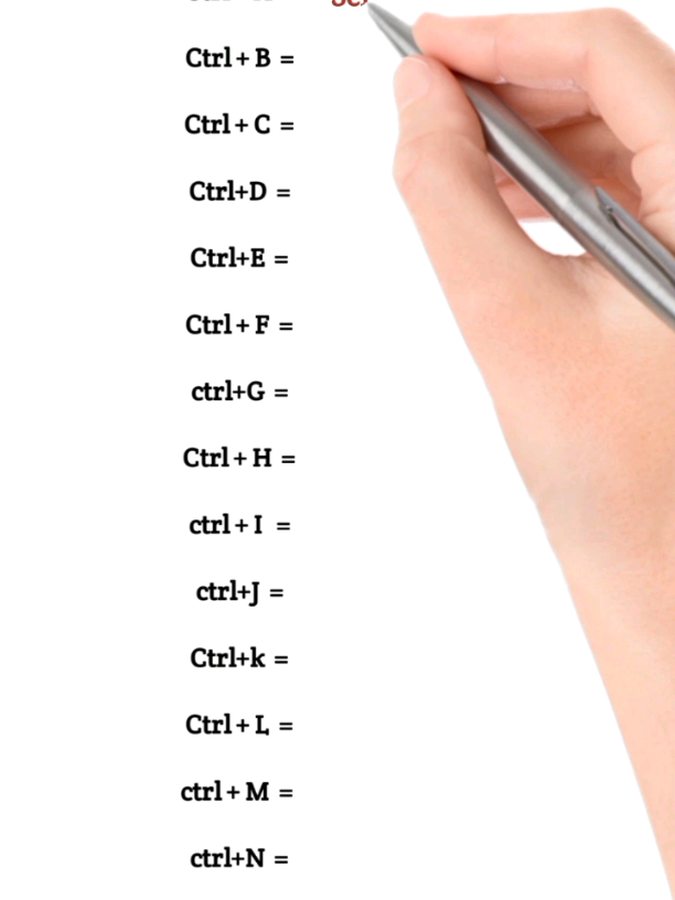 A to Z Computer shortcut keys #LearnOnTikTok #foryou #unfreezemyacount #viral #fyp 