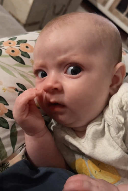 The strange expression on the baby’s face 🤣#foryou #cute #funny #funny videos #fyp #tiktok 