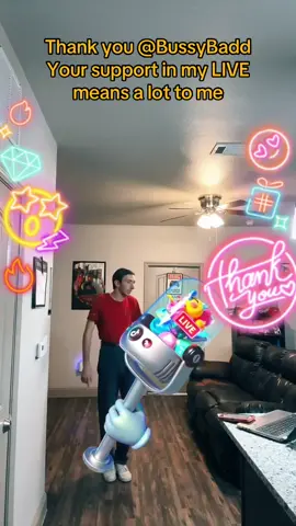 BussyBadd, thank you for the incredible support in my LIVE! I will keep creating better LIVE content!@BussyBadd #tiktoklive #livehighlights #livegift #gimmethemic #cap 